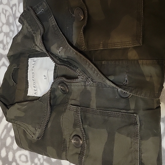 Mens or womans army jacket -Aeropostale, sm. - Picture 5 of 6